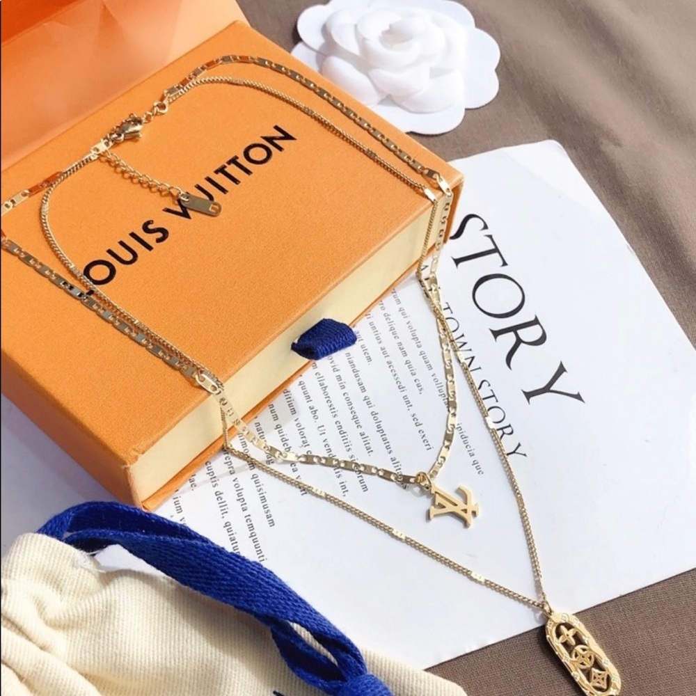 LV choker necklace
